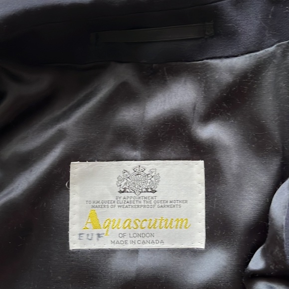 Aquascutum of London Navy Coat - Picture 12 of 13